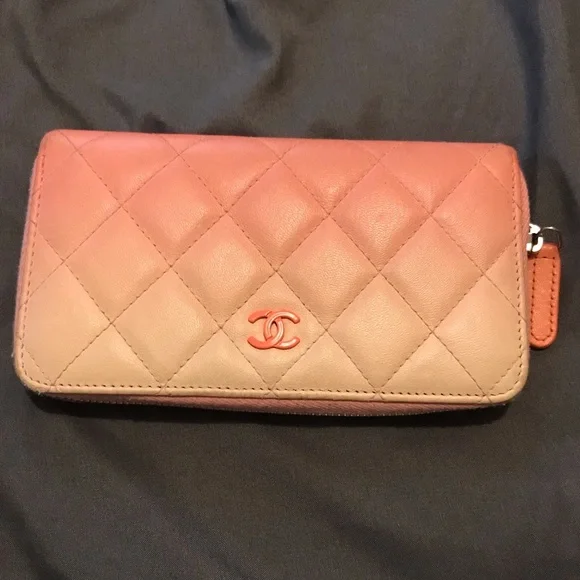 💕 PINK OMBRÉ CHANEL WALLET - Picture 9 of 15